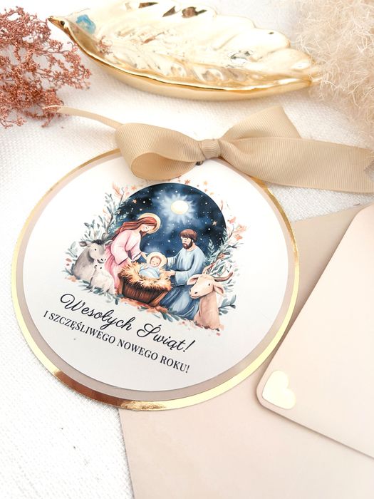 Kartki świąteczne bożonarodzeniowe dla firmy dla bliskich