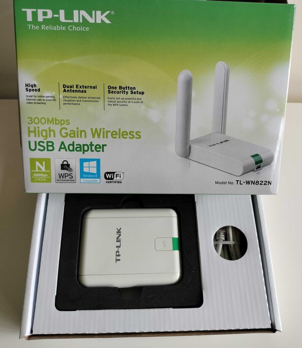 TP-Link 300 Mbps High Gain Wireless USB Adapter Tl-WN822N