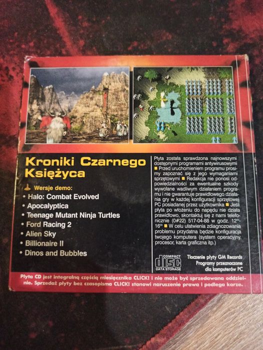 Gra komputerowa Kroniki Czarnego Księżyca 1 i 2