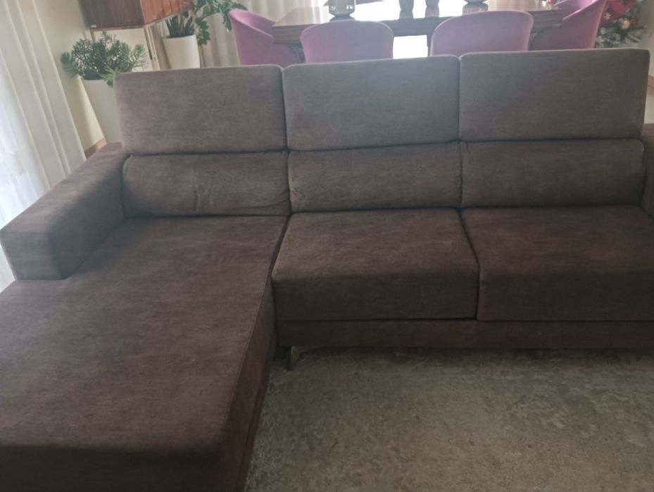 Sofá novo chaise long