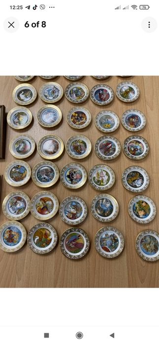 Повна колекція тарілок від "Franklin Mint".