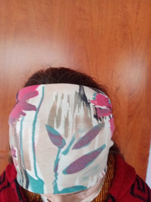 Opaska na głowę, elastyczna , kolorowa