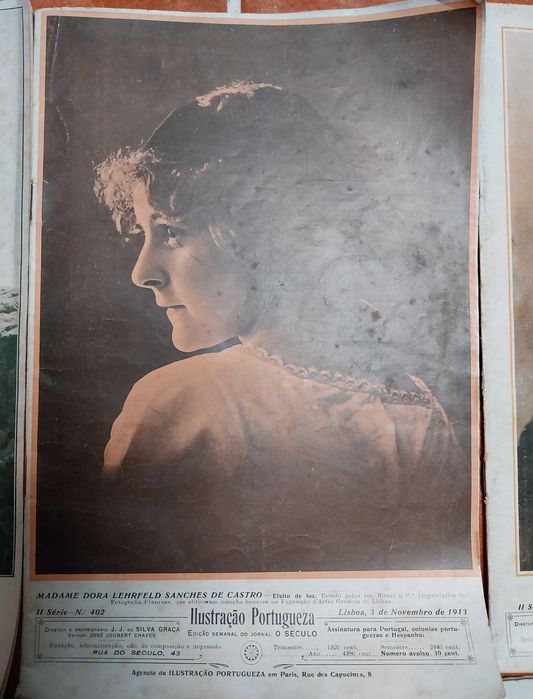 revistas: Ilustração Portugueza (sete edições, 1913 a 1915)