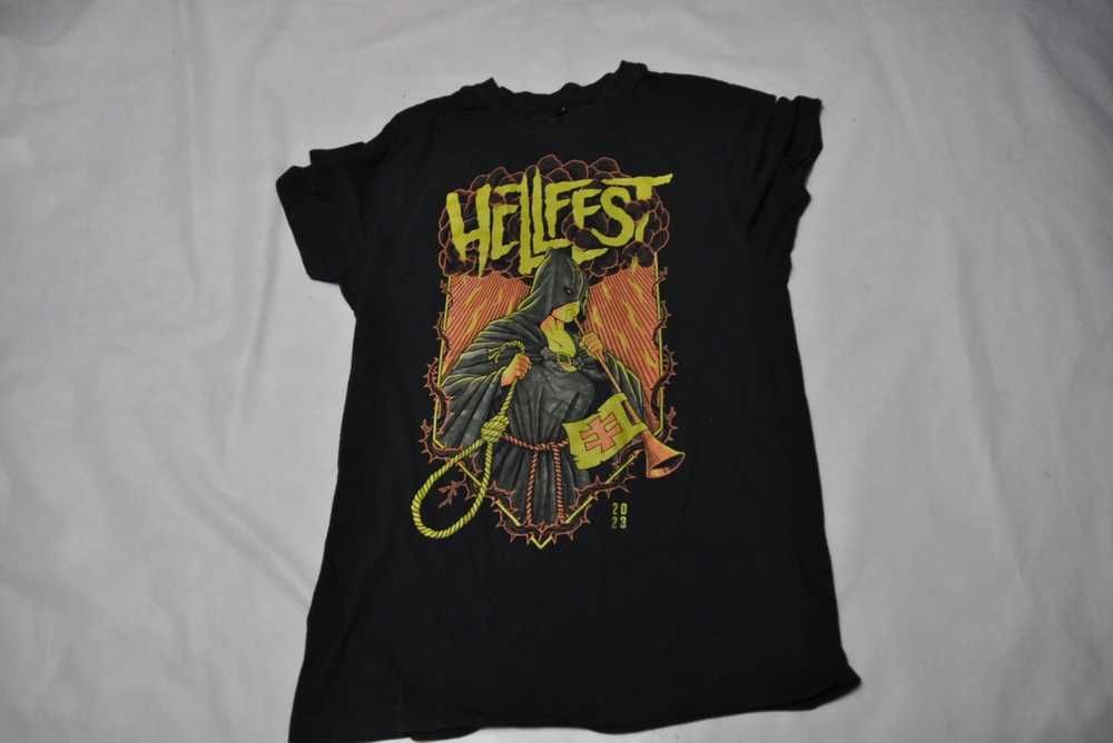 2x HELLFEST 2023 XL dwie koszulki tshirt męski heavy metal  i3v