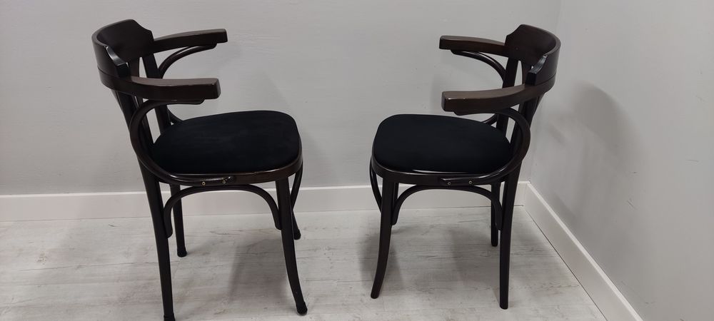 Krzesło Thonet Wachlarz z Podłokietnikiem 2 szt