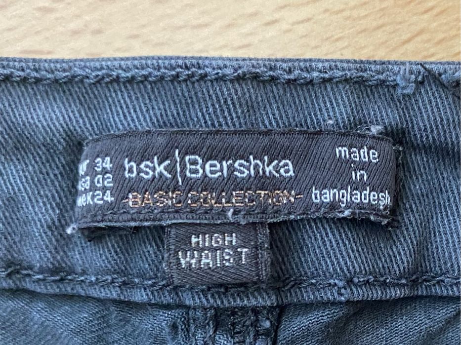 Calções pretos - Bershka