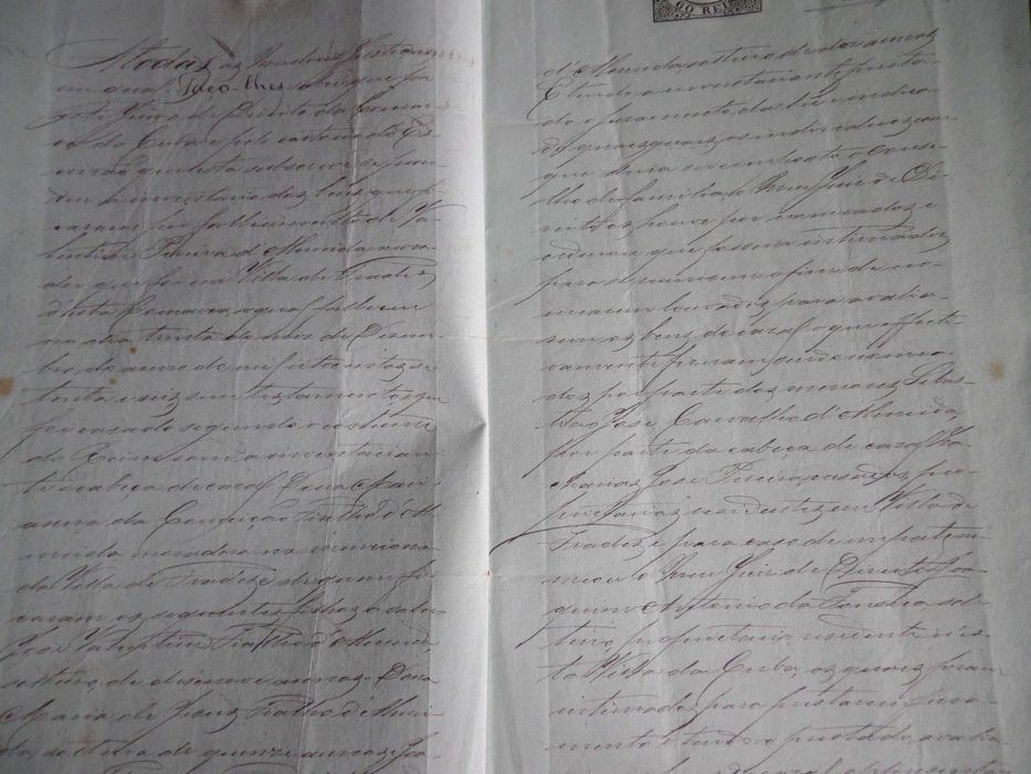 Documento Manuscrito Sec. XIX  ,  20 páginas