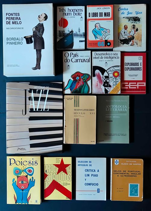 37 livros e revistas, títulos raros, por apenas 89€.