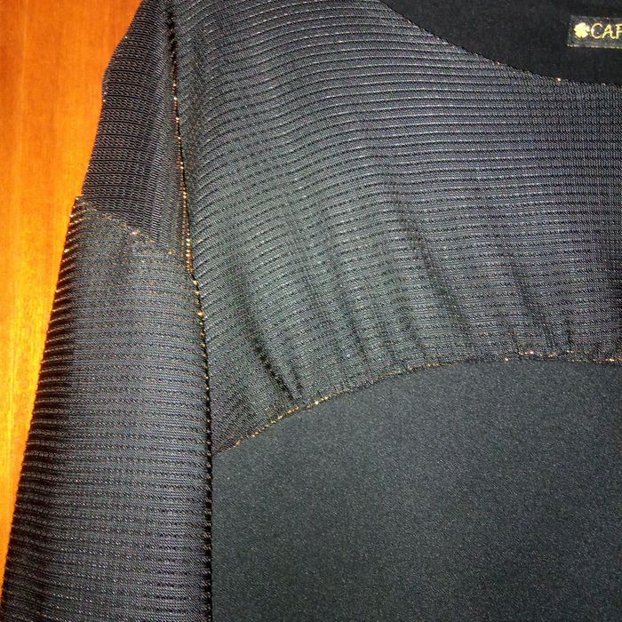 Vestido preto manga comprida