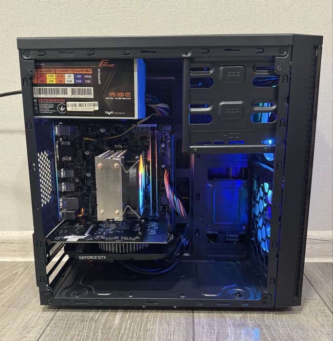 Ігровий ПК. I5 6500, GTX1050Ti, 16Gb DDR4, нова SSD256Gb, HDD500Gb.