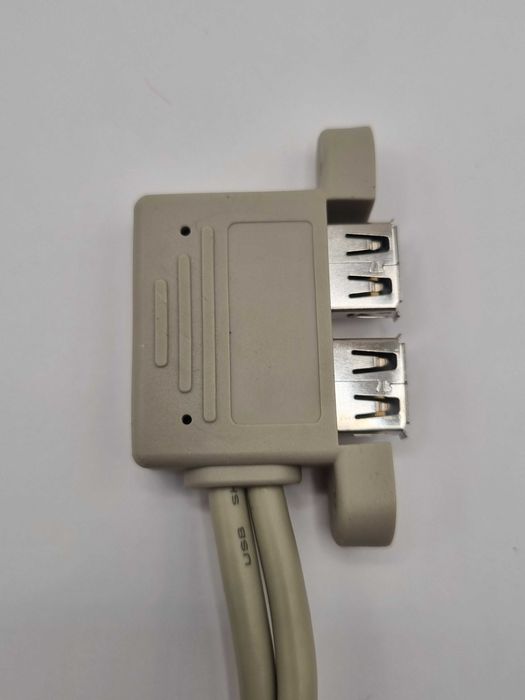 Podwójny panel USB 2.0 do płyty głównej 2x USB A, 9-pin