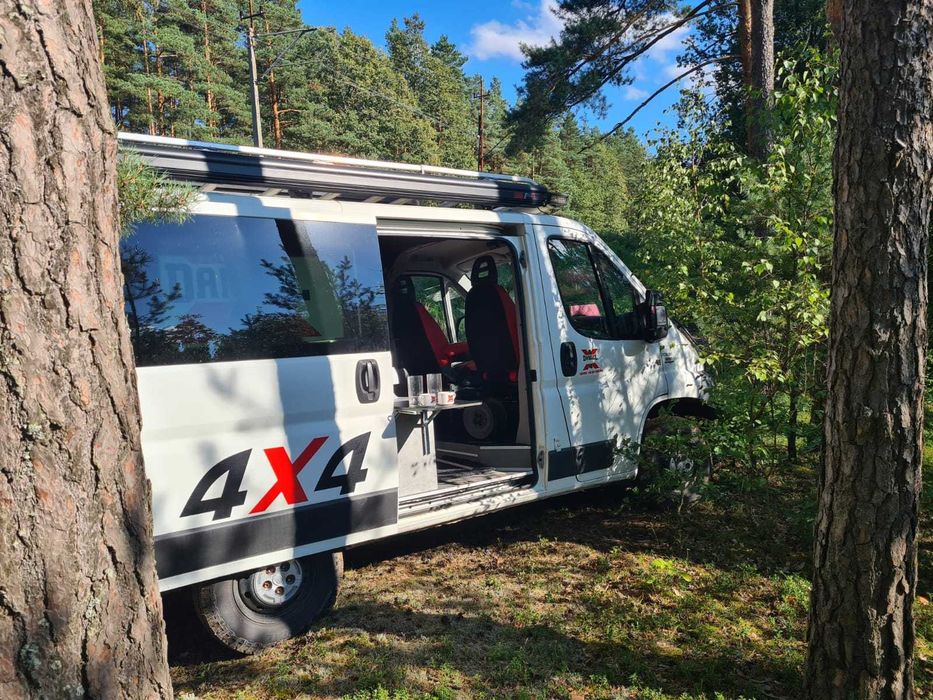 Kamper 4x4 ducato dangel SUPER BAZA NA PILOT KLIMA 154KM