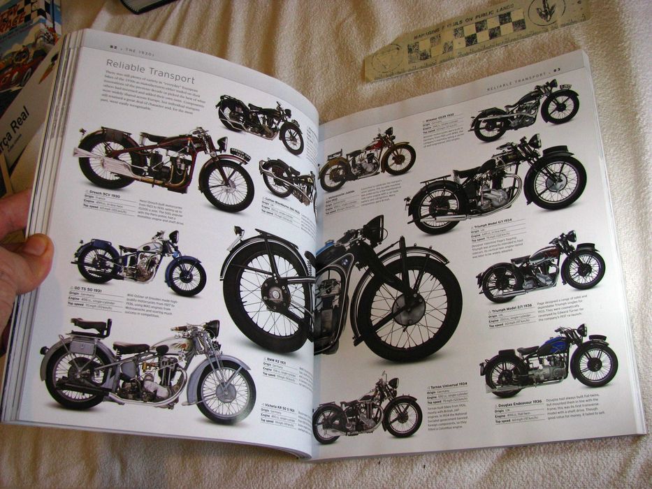 Livro "The Motor Bike Book The Definitive Visual History", DK