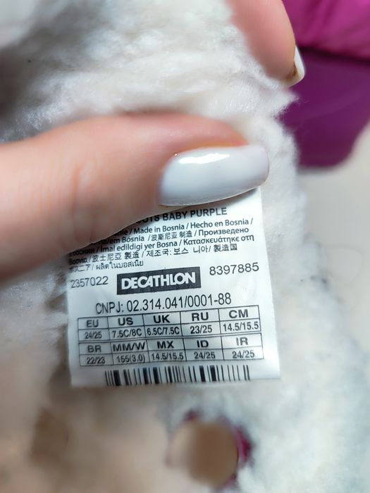 Зимові чобітки, decathlon