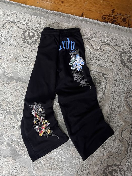 Широкі штани Ed Hardy / baggy Джинси біг лого Ед Харді