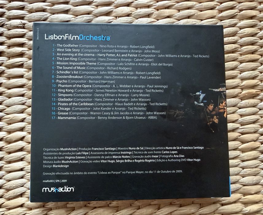 Lisbon Film Orchestra Ao Vivo no Parque Mayer (2009) 1CD + 1DVD