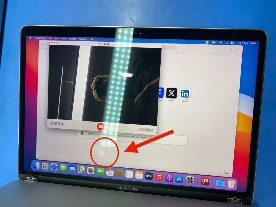 Matryca Klapa MacBook Pro 13" A1706 A1708 Space Grey