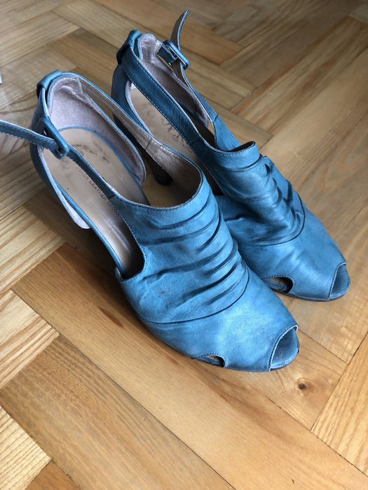 Półbuty Ryłko turkusowe 37,5