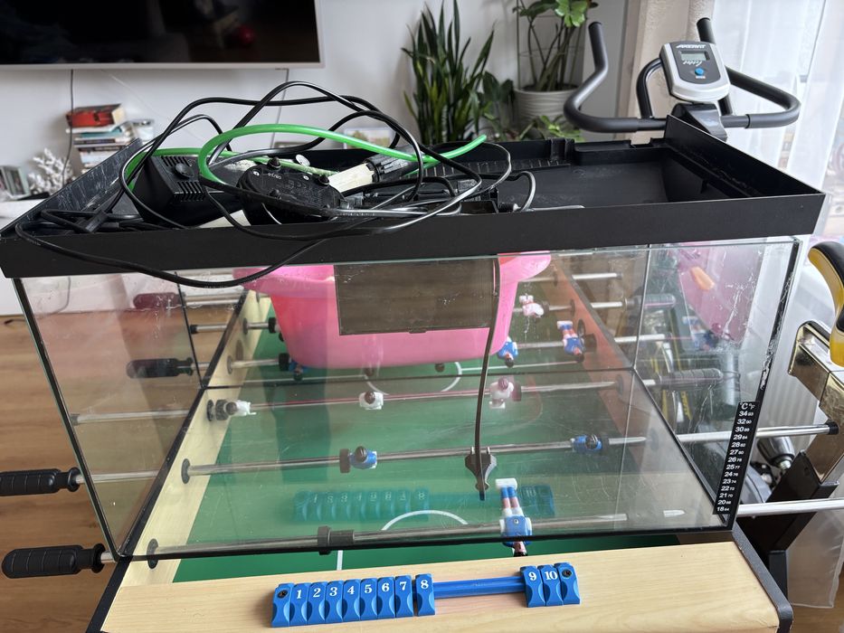 Sprzedam szklane akwarium aquael 54 l litry z akcesoriami