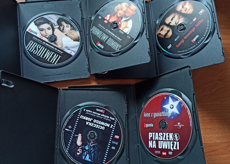 5 filmów DVD Gazeta Wyborcza