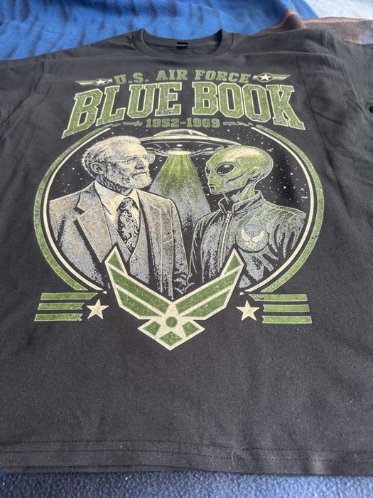 Koszulka Blue Book - ufo kosmici - L