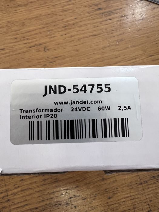 Transformador / Fonte de Alimentação Jandei 24V 2.5A (60W) – NOVO