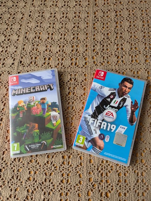 Ігри для Nintendo Switch: Minecraft та FIFA 19