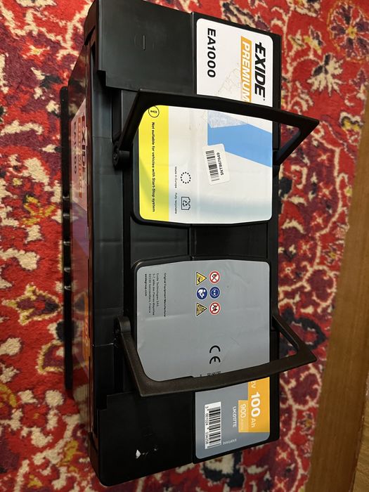 Аккумулятор Exide premium 100ah EA1000 900A(EN) R+ France Carbon 2.0