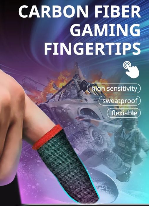 Luvas de dedo gaming