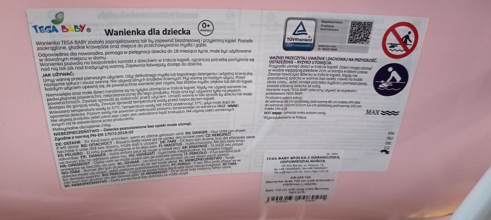 Wanienka ze stelażem