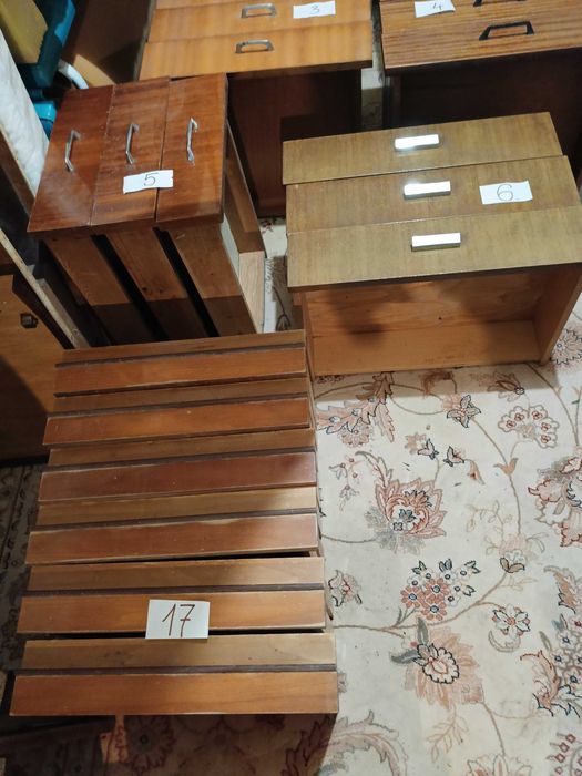 pudełko, pojemnik jak szuflada vintage PRL; komoda, biurko, szafka