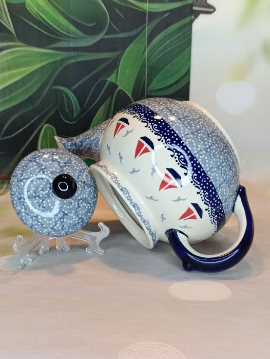 Czajnik imbryk ceramiczny duży 1,5L Ceramika Bolesławiec