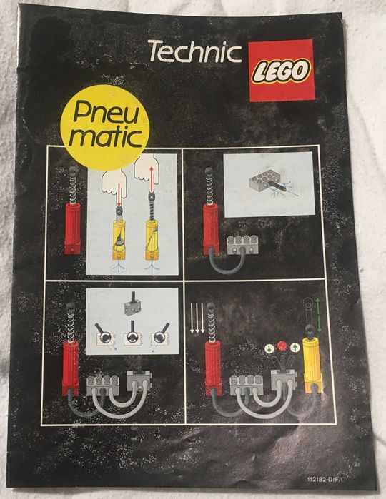 1984 LEGO TECHNIC 8040 NÃO COMPLETO LPE (Lego Pneumatic Engine)