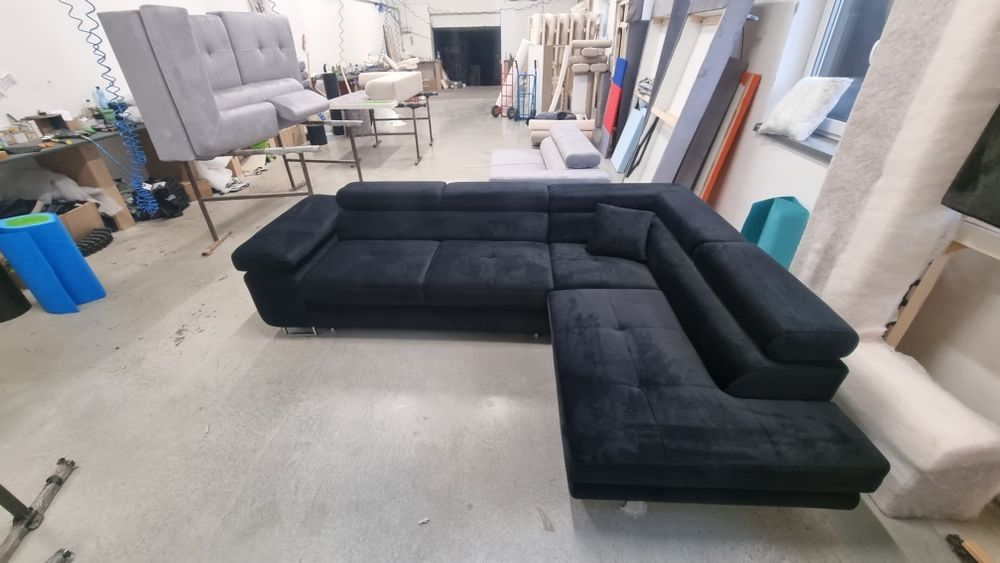 PROMOCJA!! Narożnik z funkcją spania I pojemnikiem