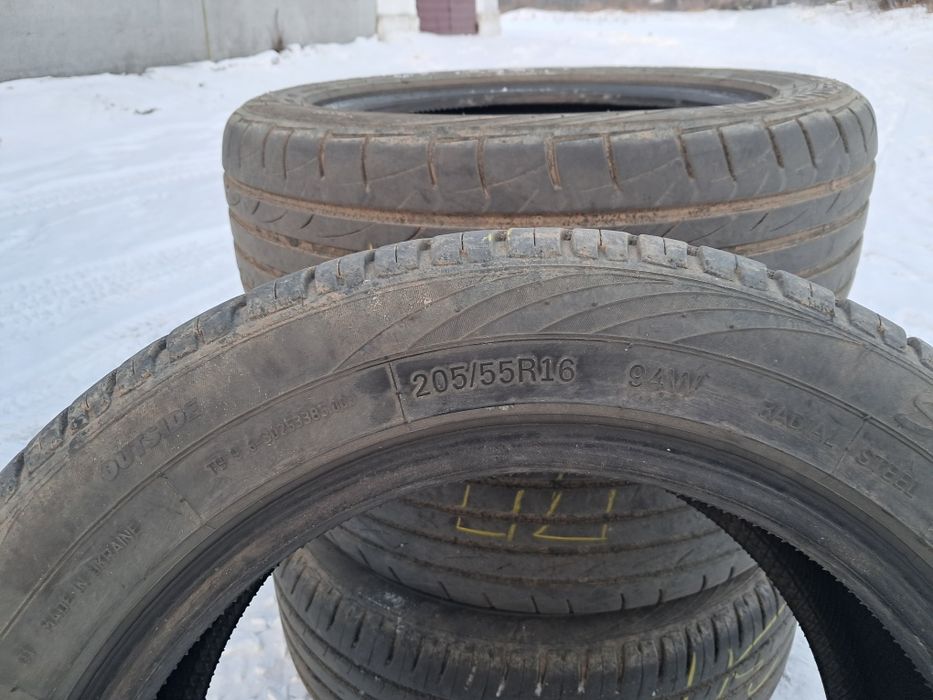 Продам 4 шини Літо.