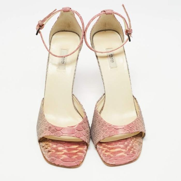 Sandálias Prada  Pink Python