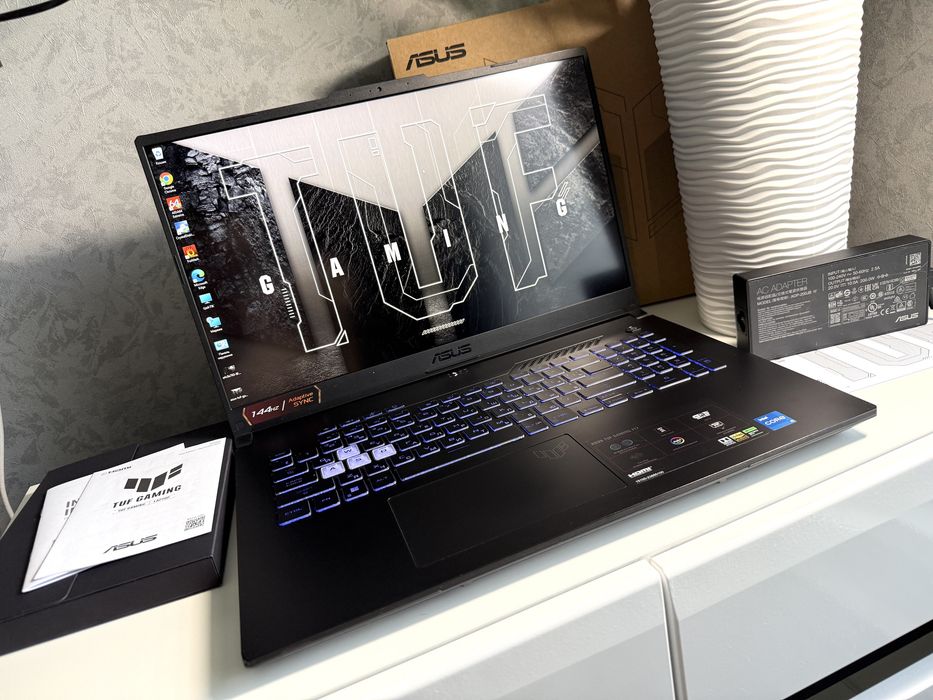 Asus Tuf F17/2025/i5-12th/RTX3050-4GB/144hz/16GB/512GB.