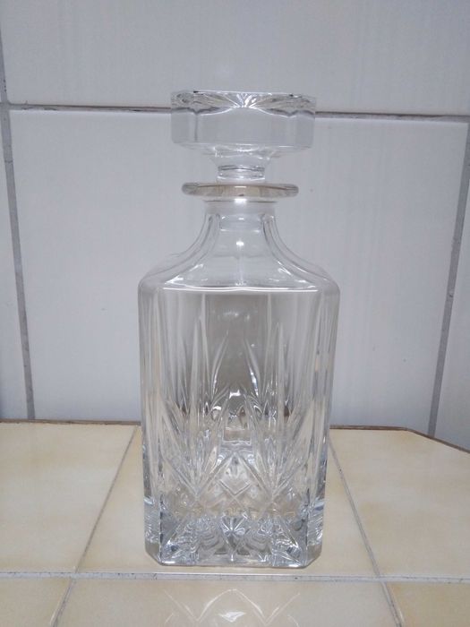 Garrafa Whiskey e Balde Para Gelo com Pinças