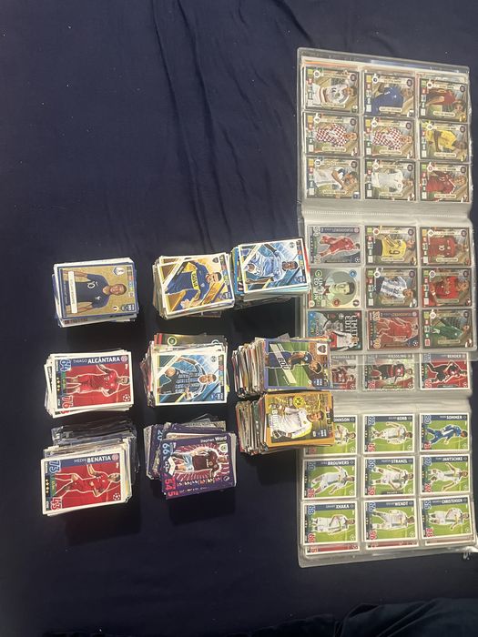 Kolekcja kart pilkarskich Panini/Topps - 3000+kart,100+limited edition
