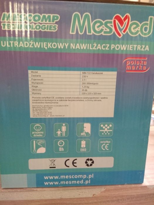 Ultradźwiękowy nawilżacz powietrza