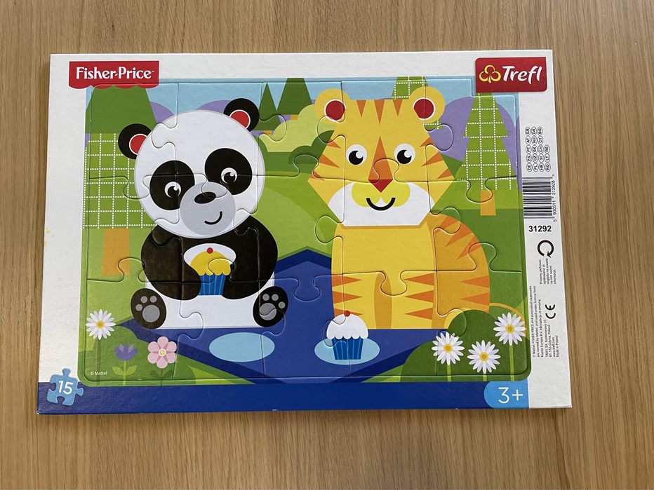 Puzzle animais 15 peças 3-4 anos