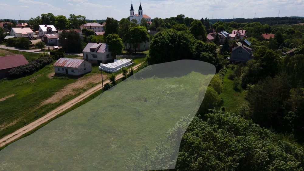 Działka inwestycyjno-budowlana 5129 m² z linią brzegową Rospudy i wydanymi WZ – Bakałarzewo (możliwość podziału na 3 oddzielne) - Widok 6