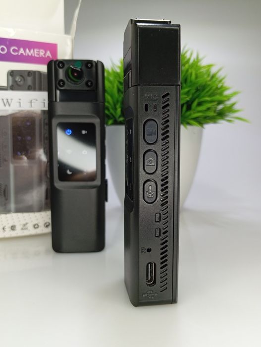 ‼️ Нагрудная Боди-Камера (ПОВОРОТНАЯ)  Видеорегистратор Боді камера ‼️