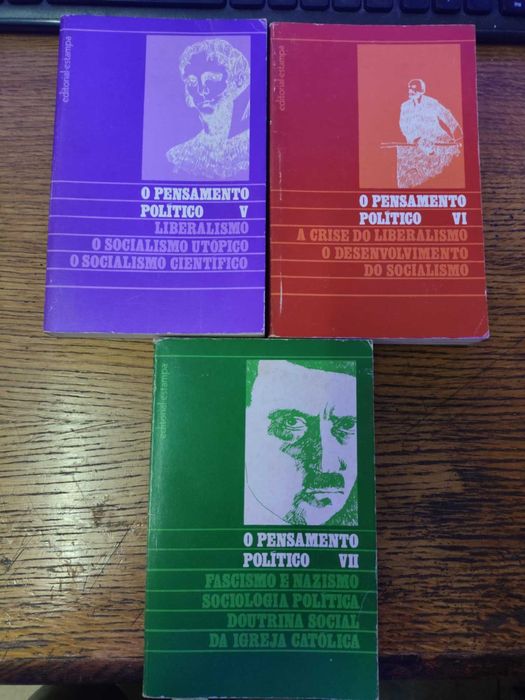 O PENSAMENTO POLÍTICO – 7 Vols. * Umberto Cerroni 1974