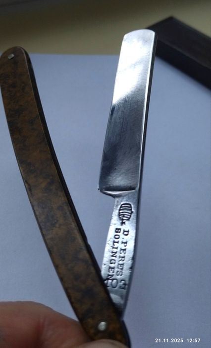 ЗАТОЧЕННАЯ коллекционная опасная бритва  Solingen D.Peres