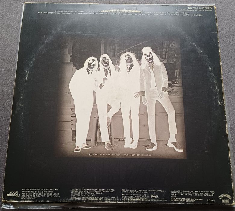 KISS – Dressed to Kill (1977, Germany, Casablanca Records)