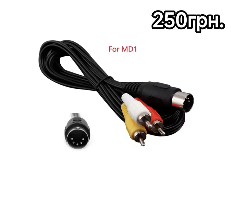 Шнур, кабель AV для Sega Mega Drive, Dreamcast, Mortal Kombat 3