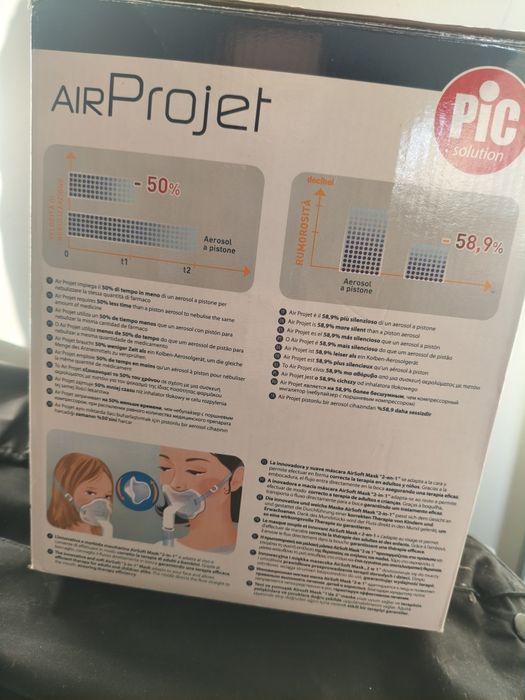 Nebulizador aerossol vaporizador PIC, Airprojet