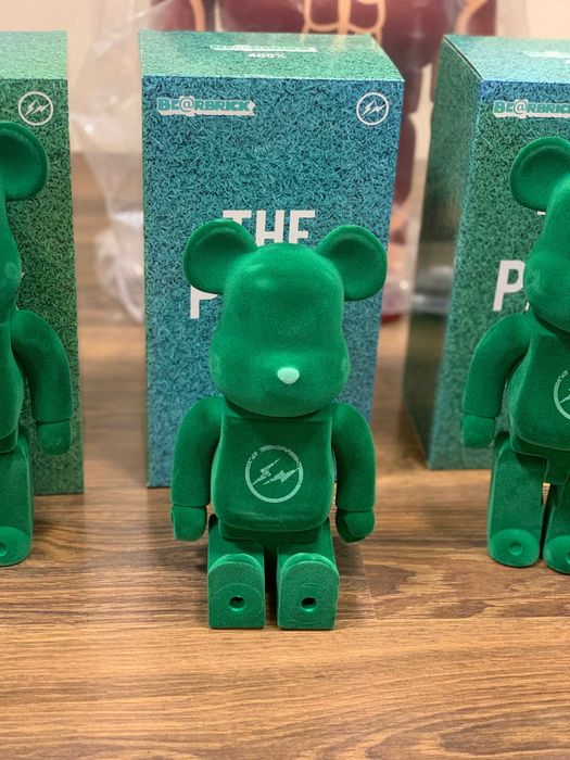 Бербрик Барбрик Bearbrick Фигурка Медведя зеленая Распродажа