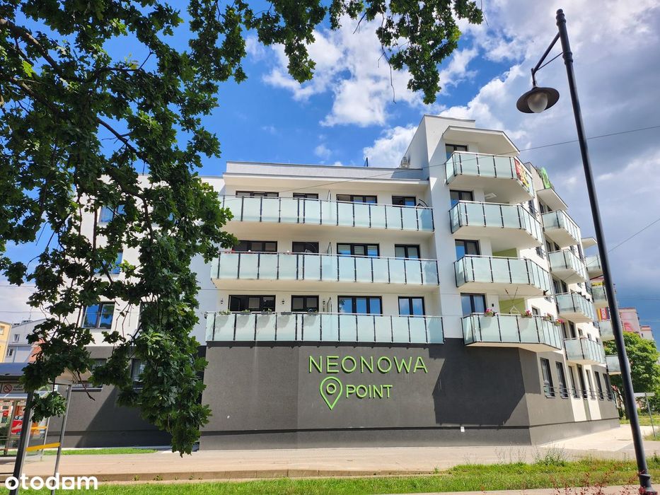 3p,Neonowa, ustawne, gotowe mieszkanie do zamieszkania  z balkonem